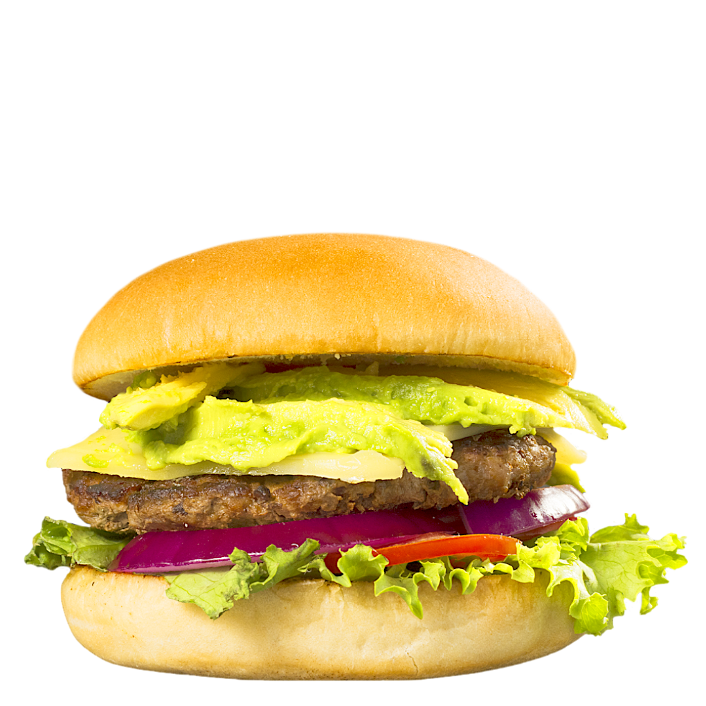 Nuestra deliciosa carne 100% angus acompaña de rebanadas de fresco aguacate y queso manchego, una combinación grandiosa.
